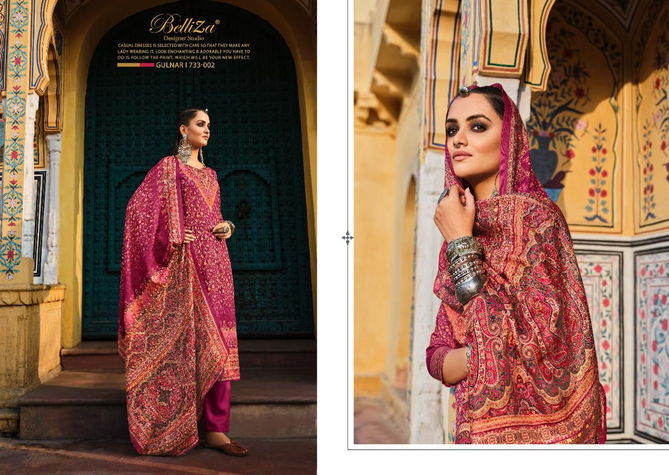 Belliza Gulnar Premium Pashmina New Fancy Exclusive Wear Printed Dress Material Collection